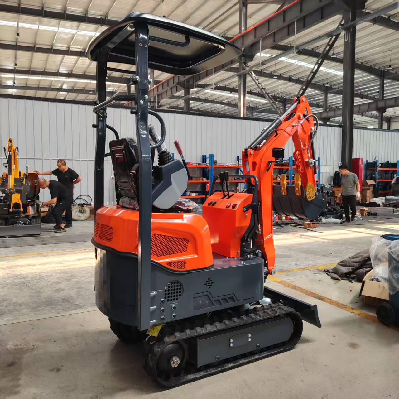 Mini-pelle Condor E12 Orange - Vue 2